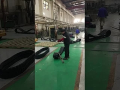 Yanmar 발굴기 고무 트랙 55 B50.2b / Vio45 400 X 75.5 X 74mm에 대한 링크