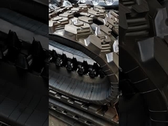 스키드 스티어 로더용 고무 트랙 450mm