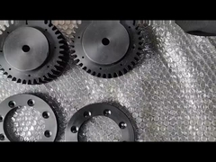 로봇용 검은색 고무 탱크 트랙 48mm X 10mm X 84 링크 저소음