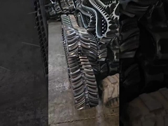 가드닝 기계 또는 잔디 깎는 기계용 40mm 높이 패턴의 고무 트랙 H280X72X47