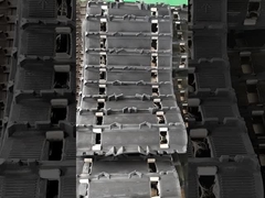 64mm 피치 스노우모빌 고무 트랙 (조절 가능한 링크 포함)