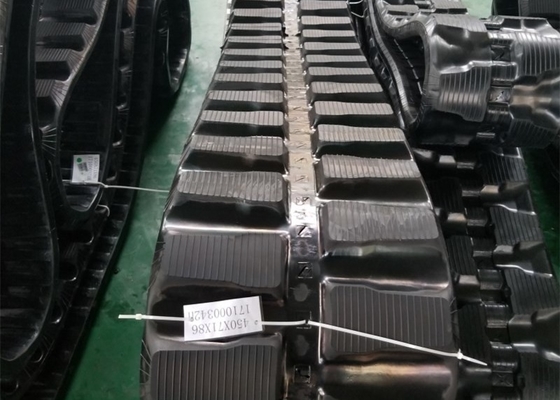엑스카바터 고무 트랙S 450 X 71 X 86 KUBOTA / HANIX / HYUNDAI를 위한 링크