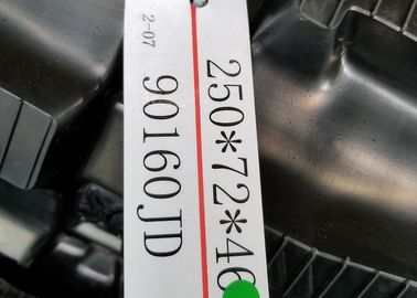 까만 굴착기 고무는 Kubota Kc50/다나카 Dc202를 위한 250mm 폭을 추적하습니다