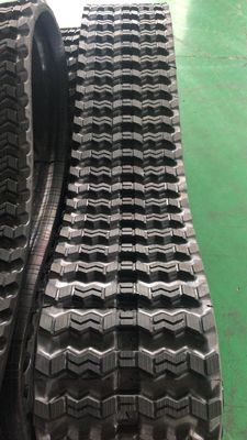 320x86x55/400x86x55/450x86x55 Zigzag 패턴 스키드 스티어 로더 고무 트랙