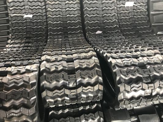 320x86x55/400x86x55/450x86x55 Zigzag 패턴 스키드 스티어 로더 고무 트랙
