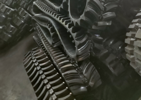 가드닝 기계 또는 잔디 깎는 기계용 40mm 높이 패턴의 고무 트랙 H280X72X47
