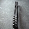 Joint Free Continuous Excavator Rubber Tracks Black Color