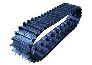 118mm 폭 경량 로봇 고무 궤도 다이얼 유형 조정가능한 길이