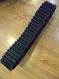 고무 물자 작은 로봇은 바퀴 고성능에 118mm를 넓게 추적하습니다